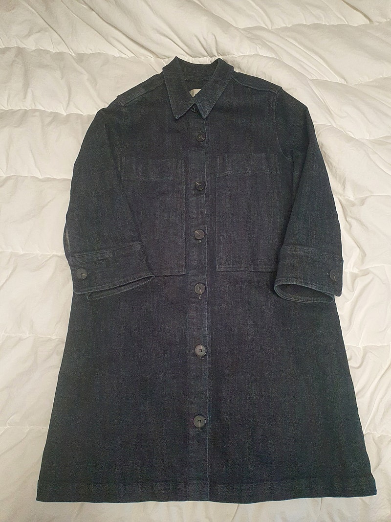 메이비베이비 데님 미니 원피스, 시스템 트렌치코트, 오브제 자켓--1