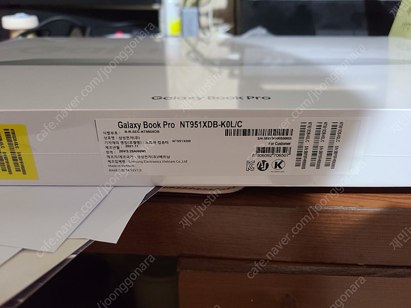 Samsung 갤럭시북 Pro NT951XDB-K0L/C / 삼성노트북 갤럭시북 프로