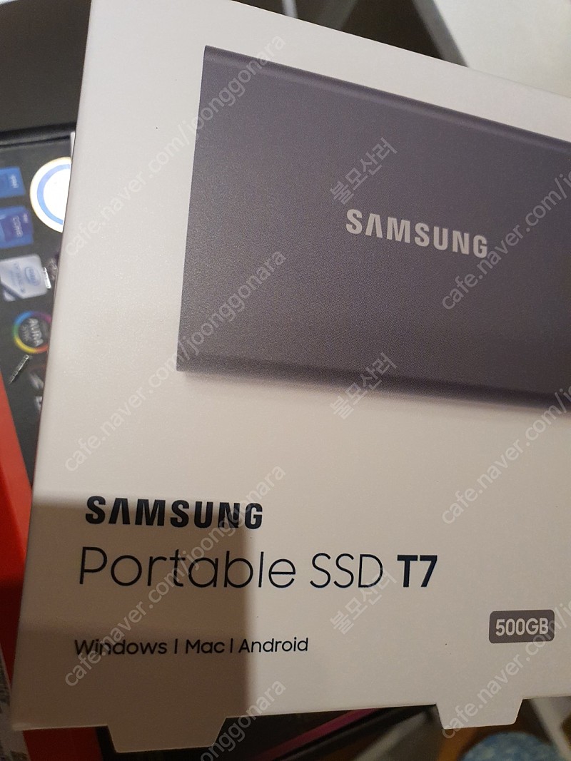 삼성 포터블 SSD T7 500GB