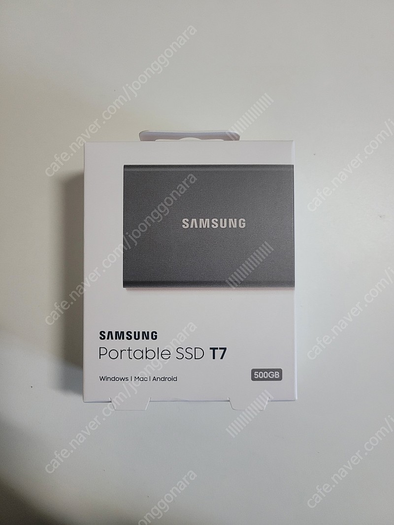 삼성 SSD T7 500G(미개봉) 팝니다