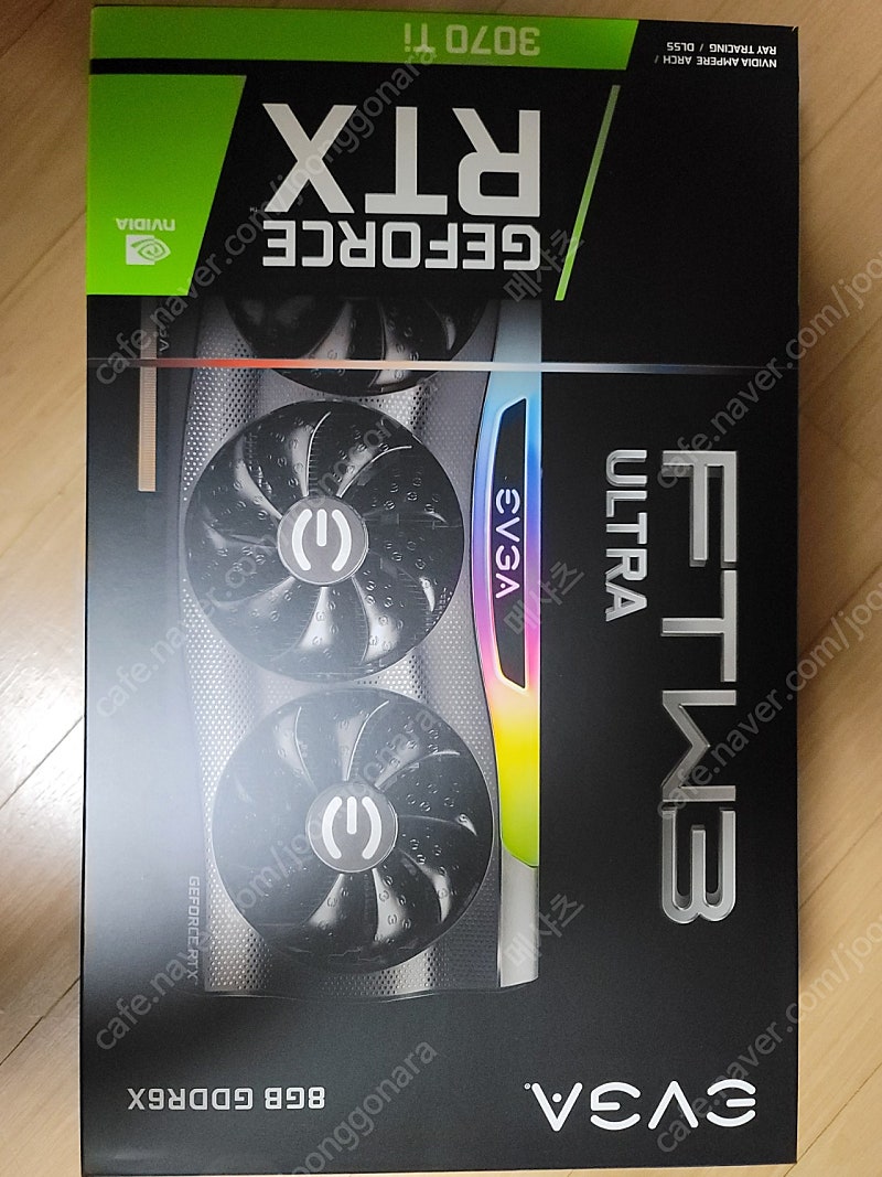 EVGA RTX3070TI FTW3 미개봉 판매합니다.