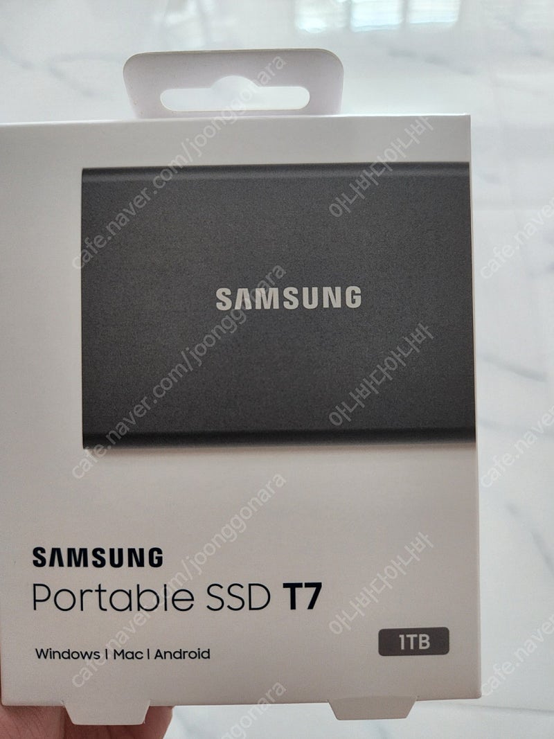 삼성 SSD T7 1T 미개봉 새상품 팝니다.
