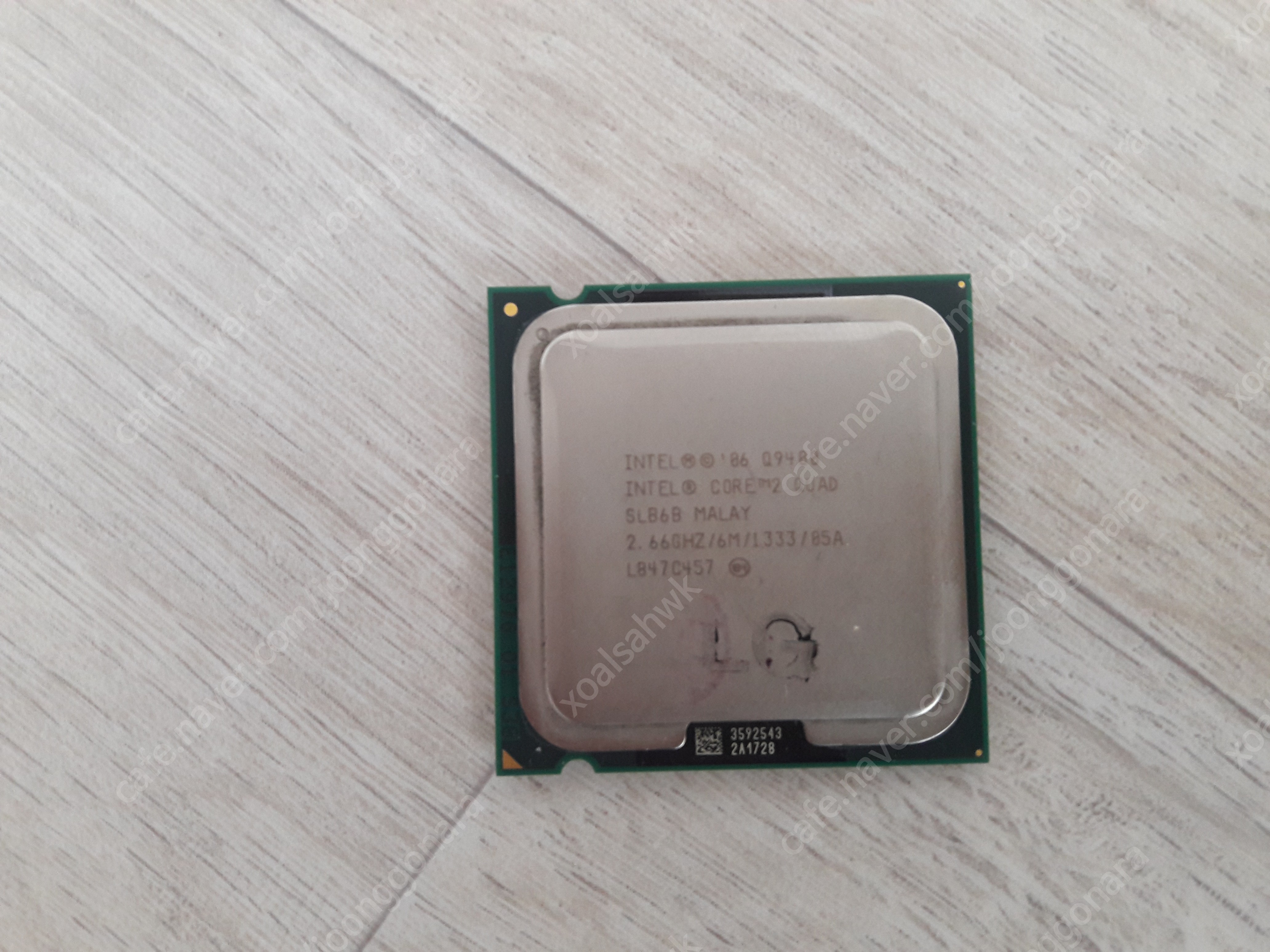 인텔 코어2쿼드 Q9400 2.66Ghz cpu 단품 | CPU/메인보드 | 중고나라
