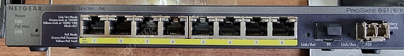 넷기어 GS110TP Poe 스위치 허브--5