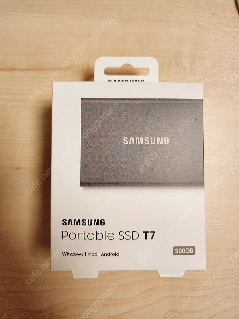 삼성 포터블 외장하드 SSD T7 500G 택포9만