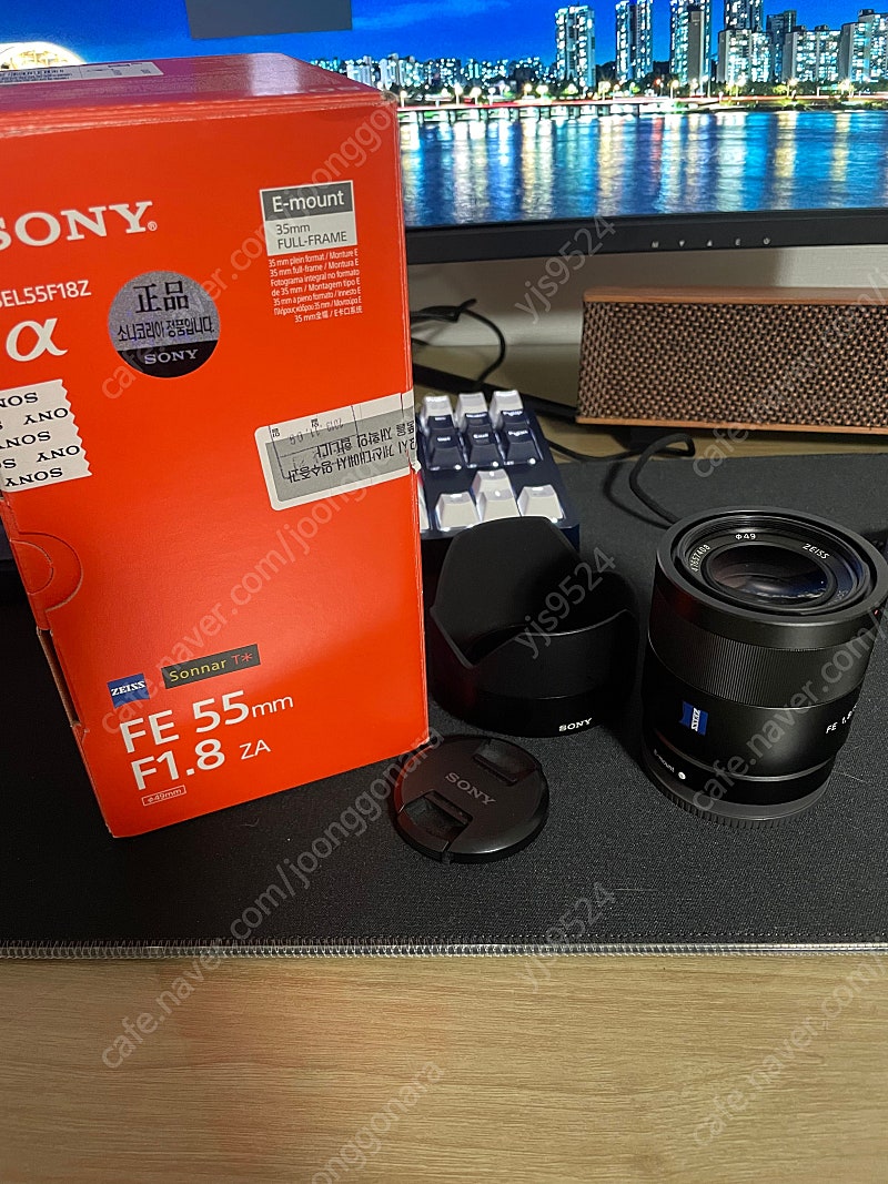 Sony FE 칼자이즈 55mm F1.8 (55.8za) 렌즈 (소니 풀프레임 용) 판매합니다