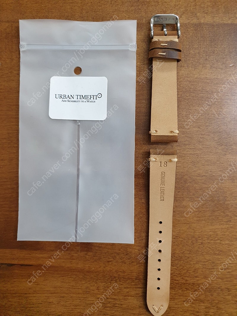 소가죽 스트랩 러그 18mm 민트급--1