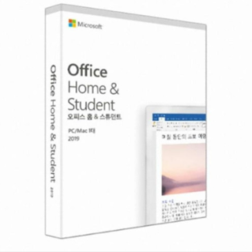 MS Office Home & Student 2019 for Mac 맥용 MS오피스 홈&스튜던트 애플 맥OS 오피스 시에라,하이시에라,모하비 지원