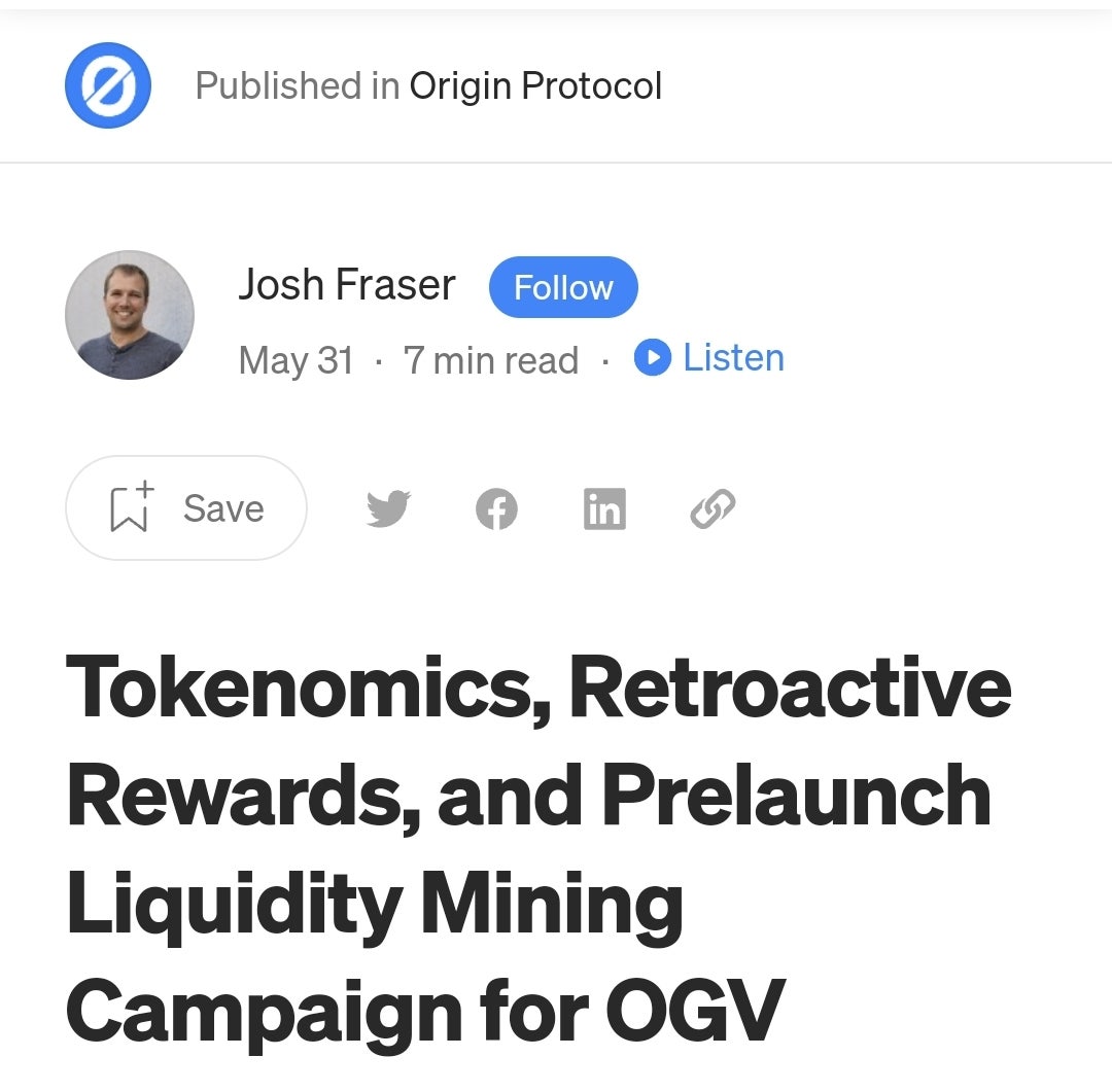 오리진프로토콜(OGN) 에어드랍 데드라인 - OGV 토큰 발행 : 네이버 블로그