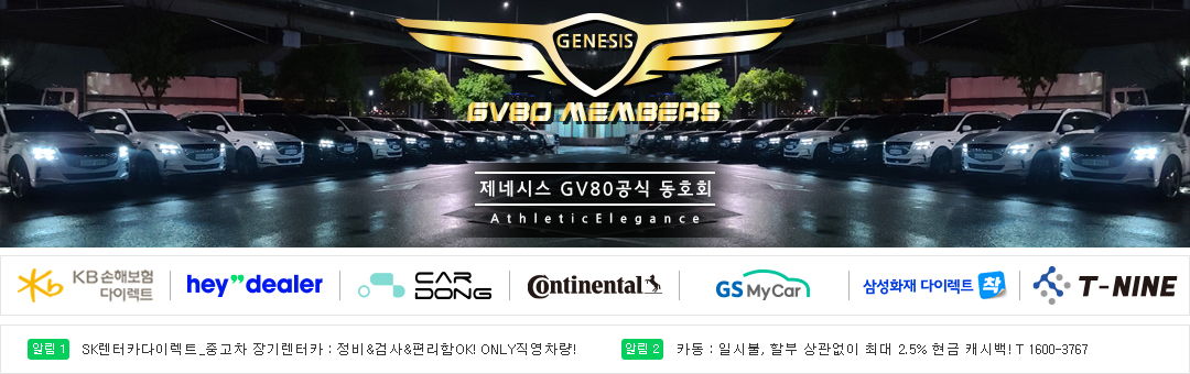 ★ 제네시스 GV80 공식동호회[GV80 멤버스]결함 2.5 가솔린 GV70