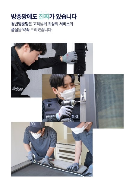 청년방충망 이미지