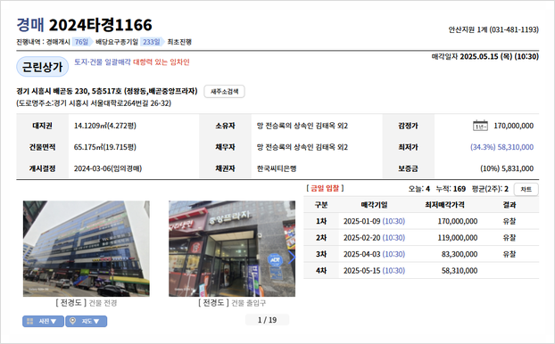 시흥시 배곧동 경매물건 분석