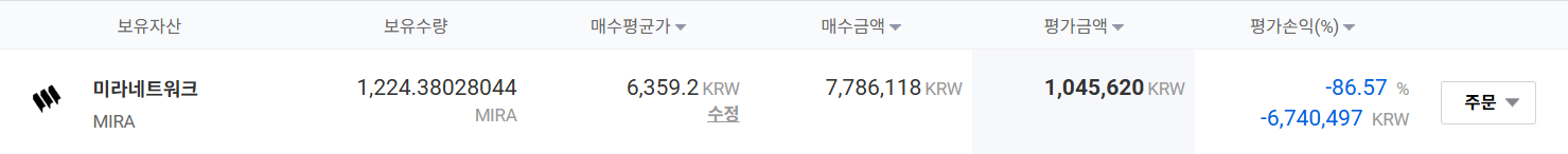 [업비트]미라 웃음벨 2….