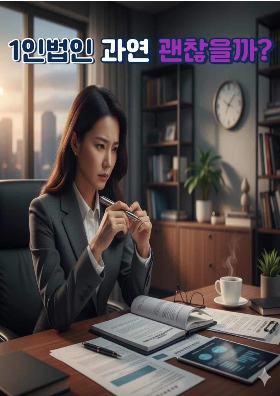 1인 법인 설립, 과연 괜찮을까?
