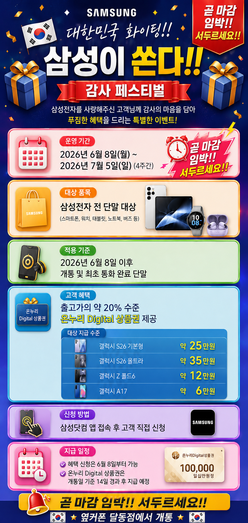울산 옆커폰달동점 >>7월04일 시세표##더운 계절 시원하게 할인 해주는 매장!!## 삼성 단말기 감사 페스티벌 행사!,이제 마감해요? !!## 최신 폰 즉시 개통,,"기분좋게 개통! 단골되는 매장! ## 이미지