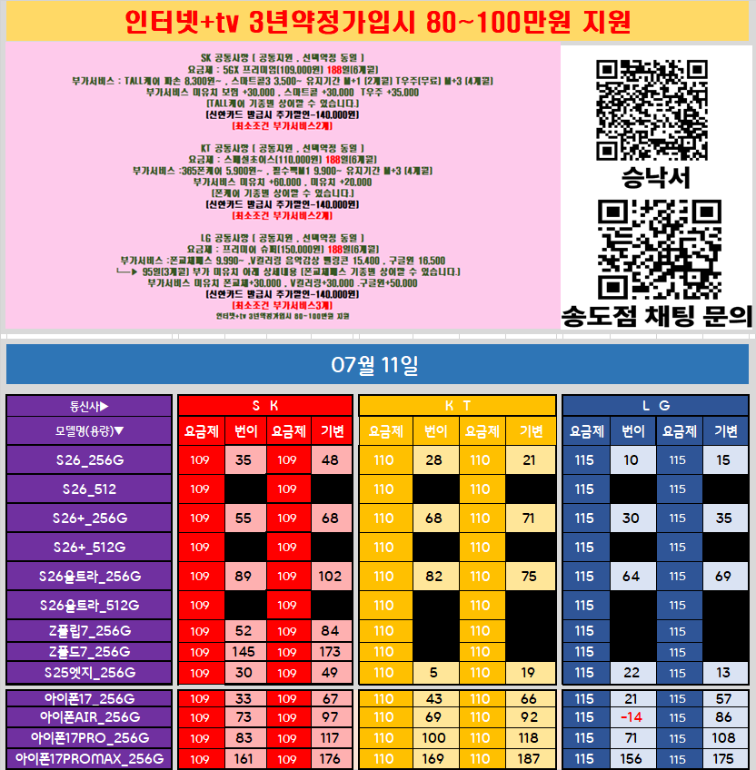📢26년 7월 여름 휴가준비하세용🎁 [송도점여름휴가비 지원금 특별 행사 이벤트] { 갤럭시 s26시리즈+Z폴더블7+아이폰 16~17시리즈!) <인터넷+tv 가입하고 여름휴가비 지원받기 > 꼭! 확인해주세요🌈 이미지