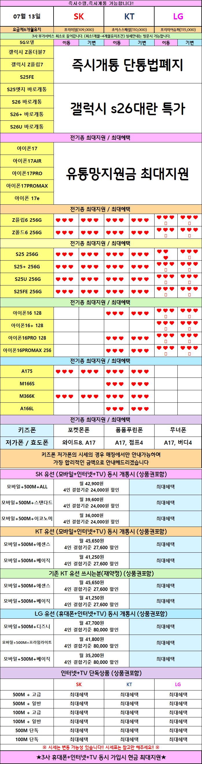 ❣️옆커폰 화곡역점 신규오픈❣️🌟7월13일 영업중🌟🌸강서구 화곡동 휴대폰성지 제일 저렴한 매장🌸📱🌸폴드8🌸플립8🌸사전예약📍주차가능📍화곡메가박스📞상담📞010-7510-3557 이미지
