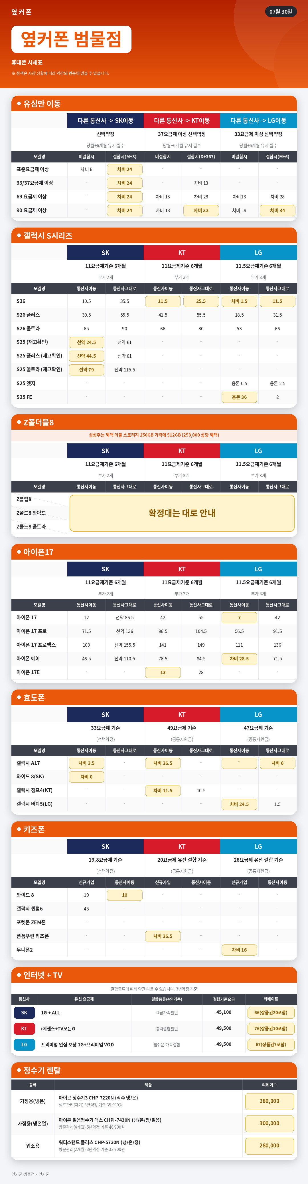 🔥🔥[옆커폰 범물점] 갤럭시 Z폴드8 공식 사전예약 시작 했습니다~! 최저가 옆커폰 범물점 시세표! 타매장비교 1만원이라도 더 저렴하게 모십니다!🔥🔥 이미지