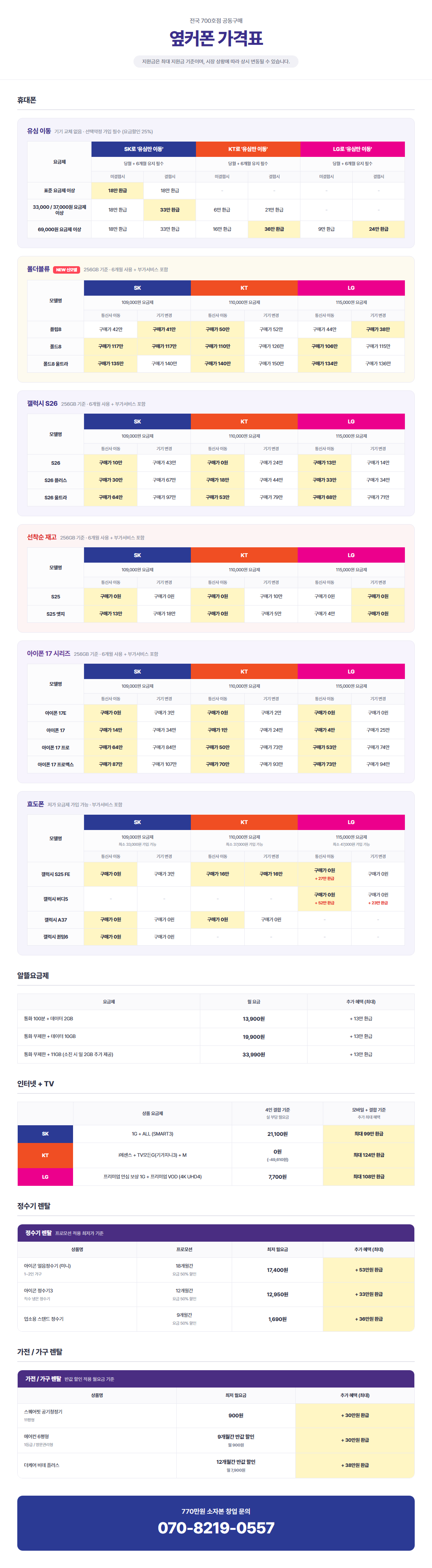 08.18 본사_최저가 시세표