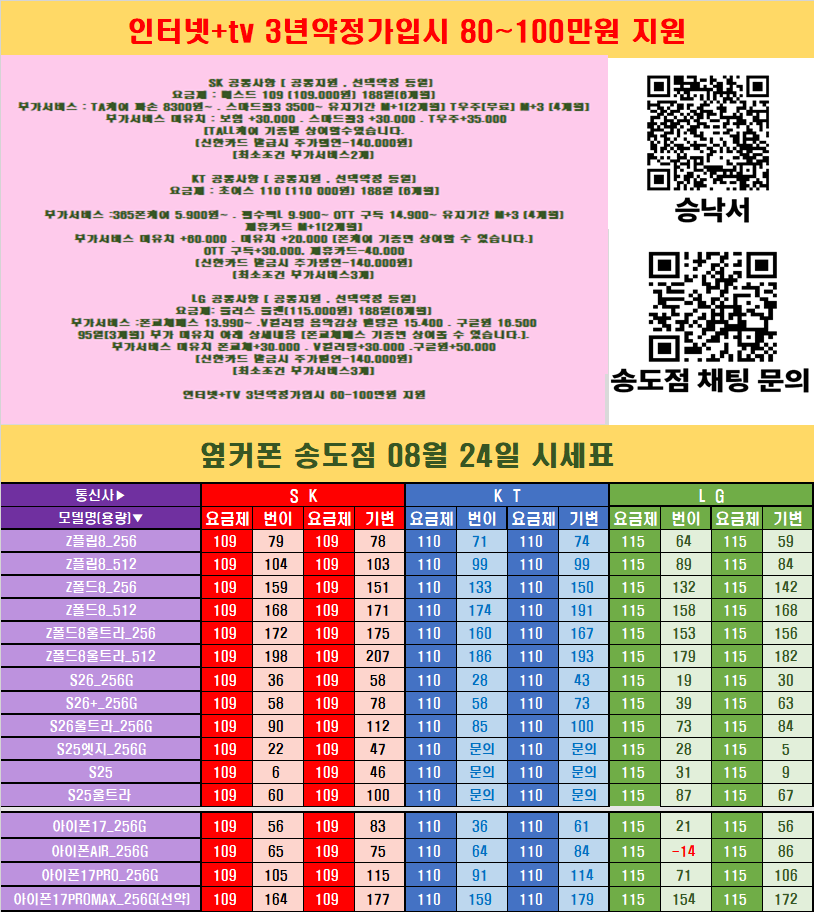 📢26년 8월 라스트 여행 지원금발사 🚀🚀🎁 [송도점여름휴가비 지원금 특별 행사 이벤트] (폴더블8 시리즈 즉시개통) { 갤럭시 s26시리즈+Z폴더블7+아이폰 16~17시리즈!) 꼭! 확인해주세요 이미지