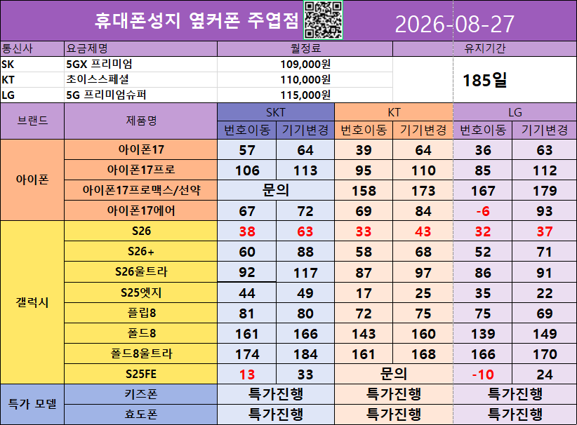 [최저가][폴더블8 즉시개통가능][재고다량보유][폴드8 체험존][비교상담大환영]🎁✨💙여름맞이 행사진행🎁✨💙🔥일산 주엽점 시세표🔥